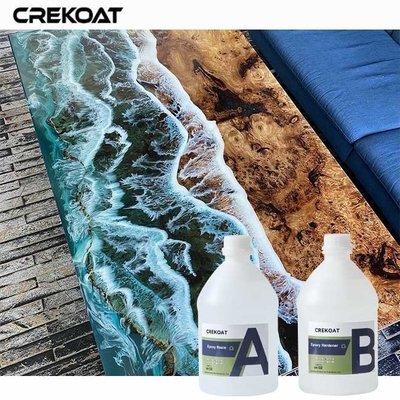 Không có bong bóng trên bàn nhựa epoxy Bảo trì dễ dàng với xà phòng và nước