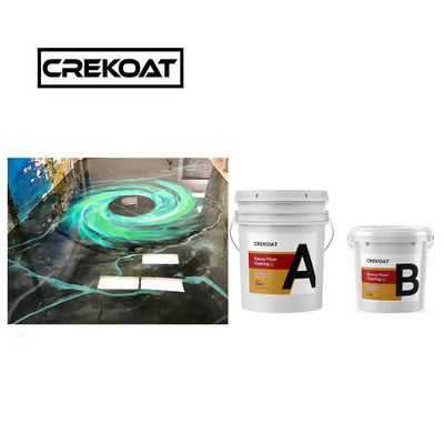Sơn sàn Epoxy kim loại đánh bóng Sơn sàn Epoxy chống xói liền mạch