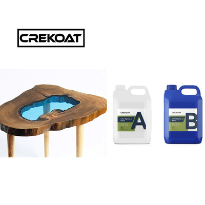 Tấm gỗ trong suốt đổ nhựa epoxy chống tia UV đúc sâu lâu bền