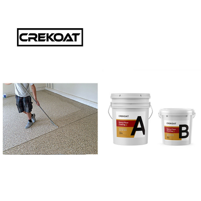Lớp phủ nhựa epoxy tinh thể tinh thể / sơn 1mm Urethane bền mạnh