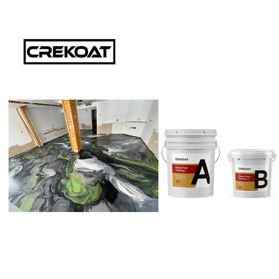 Sơn epoxy không chứa VOC có mùi thấp 3mm phủ epoxy chống nhiệt