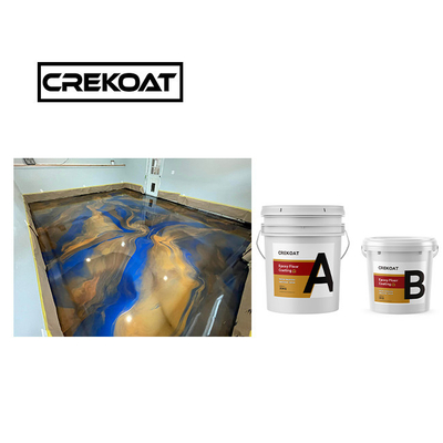 Lớp phủ rõ ràng chống tia UV / lớp phủ epoxy 3mm có thể làm sạch