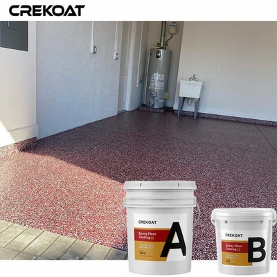 Vinyl Flake Broadcast Lớp phủ sàn nhựa Epoxy Polyaspartic Topcoat
