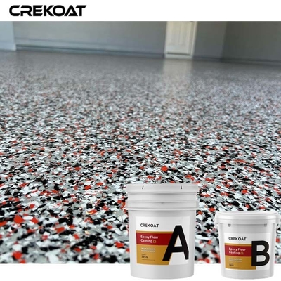 Flakes lớn hơn Lớp phủ sàn nhựa Epoxy Chip liền mạch Không dễ cháy