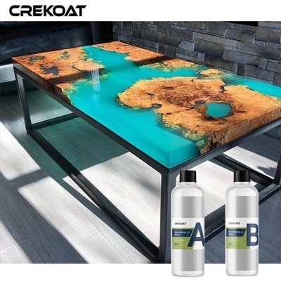 Deep pour Clear Epoxy Resin Glass Like Finish Không độc hại an toàn