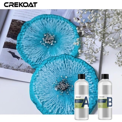 Mặt bàn đúc bằng nhựa Epoxy trong suốt 1:1 với các sắc tố màu