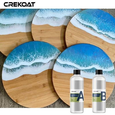 Nhựa Epoxy trong suốt tự san phẳng VOC thấp cho tranh vải trang sức thủ công