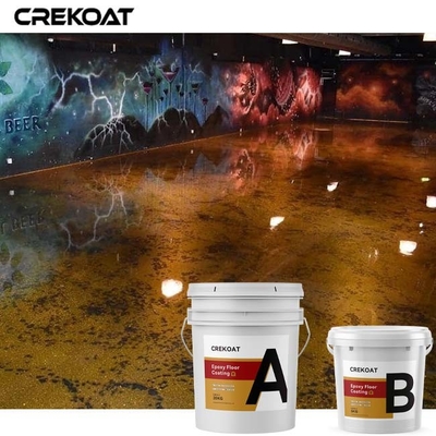 Lớp phủ sàn nhựa epoxy kim loại rắn cho câu lạc bộ đêm