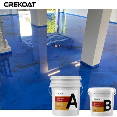 Lớp phủ sàn Epoxy kim loại bóng không thấm nước khó mài mòn vết bẩn