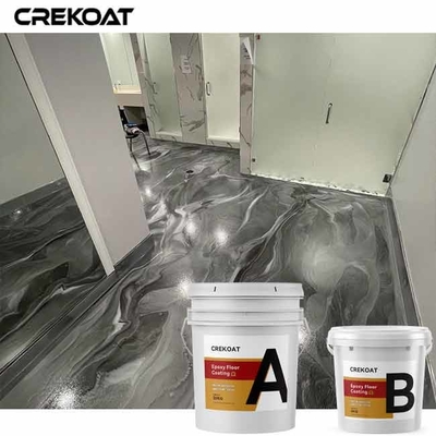 Sàn Epoxy kim loại dân dụng Sàn bê tông trang trí
