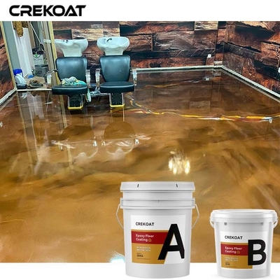 Urethane Topcoats Lớp phủ sàn Epoxy kim loại cho nhà hàng thương mại
