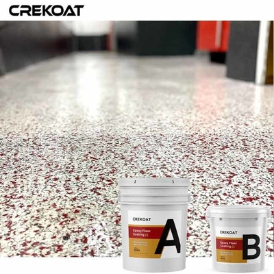 Không gian văn phòng Lớp phủ sàn Epoxy Flake chống lại các tác động nặng nề và hóa chất