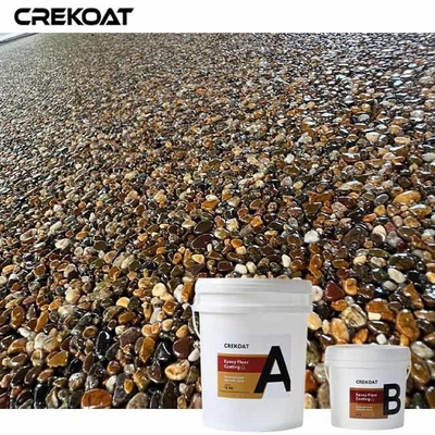 Chất liệu chống trượt của lớp phủ sàn epoxy đá rửa bằng nhựa dựa trên nước