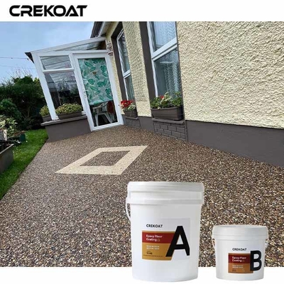 Đá chống tia cực tím Epoxy đường lái Đá sỏi rực rỡ tự nhiên cho độ bền ngoài trời