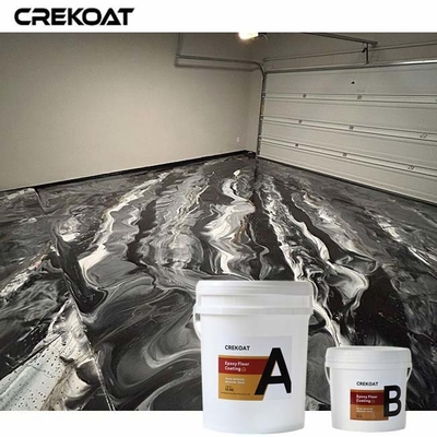 Kháng trượt Metallic Silver Epoxy sàn bền lâu cho nhà ở và thương mại